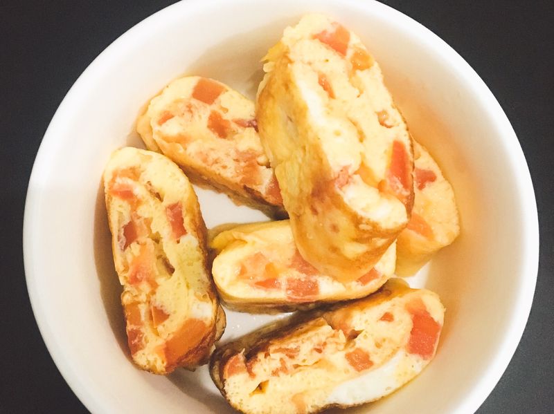 （平底鑊）番茄蛋捲🍅
