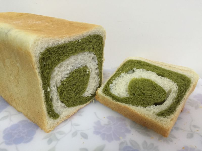抹茶雙色吐司
