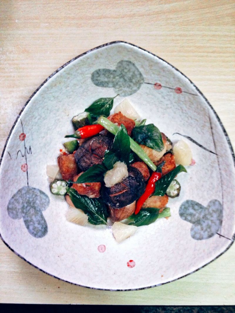 香柚鹹酥魚