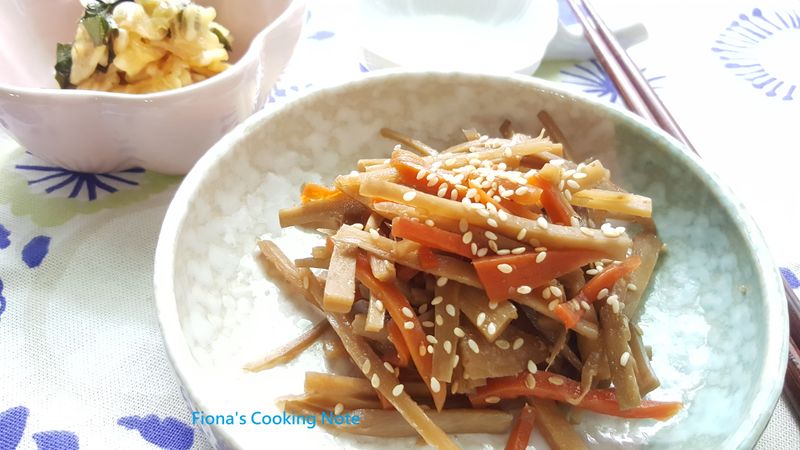 韓式醬煮牛蒡