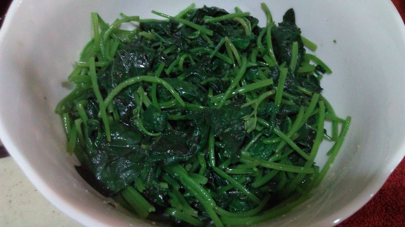 燙地瓜葉sop