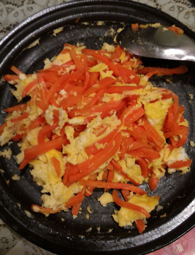 微波爐版胡蘿蔔炒蛋