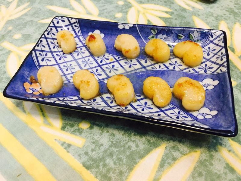 奶油煎干貝