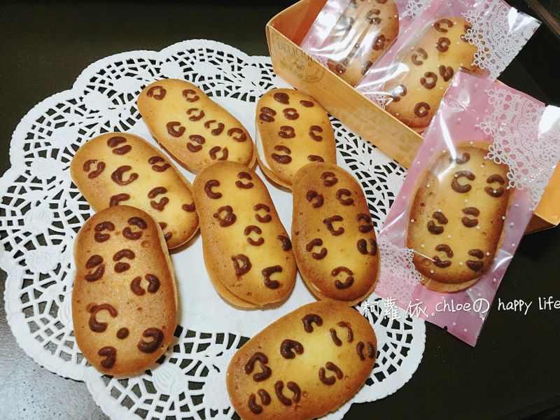 巧克力夾心豹紋餅乾