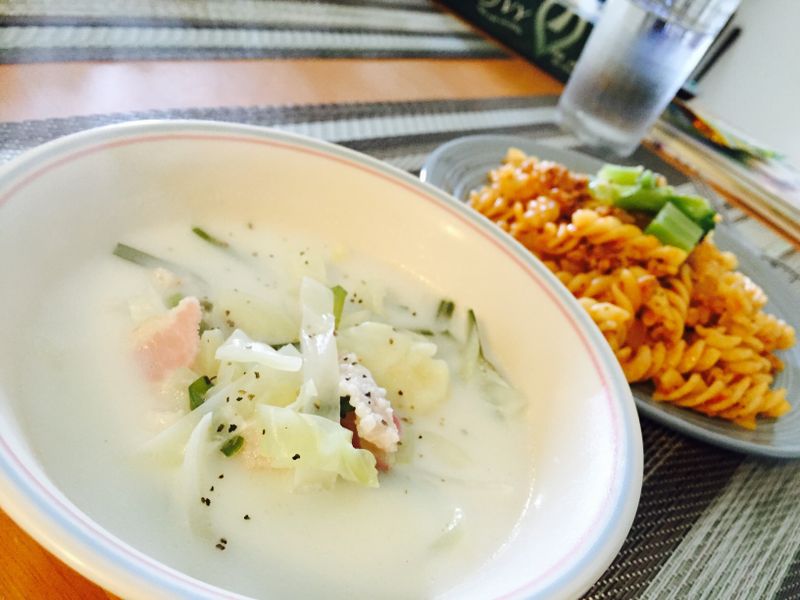 培根牛奶湯