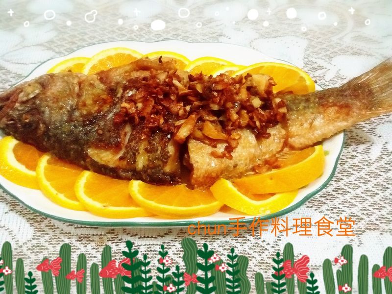 蒜酥魚-38度金門高梁酒