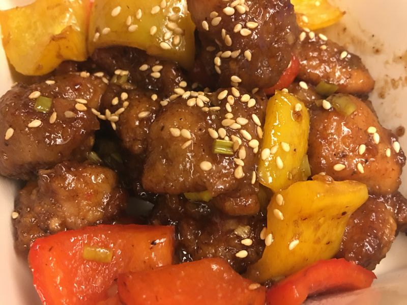 梅子雞丁