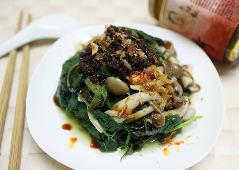 麻辣燙地瓜葉【十味觀 麻辣醬】