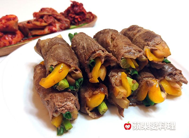 蔬果豬肉捲-中秋烤肉必學