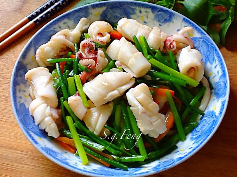 小卷炒韭菜花