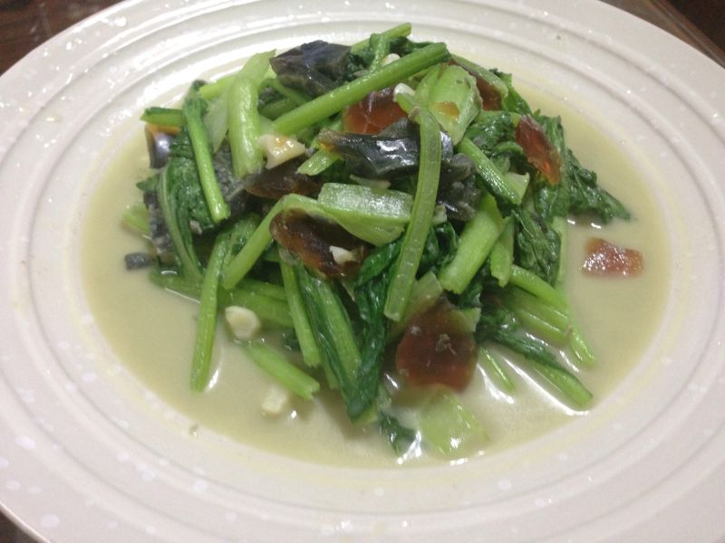 蒜香銀蛋油菜