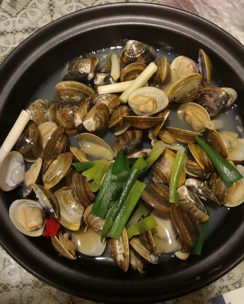微波爐版酒蒸蛤蜊