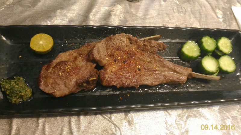 香煎羊小排
