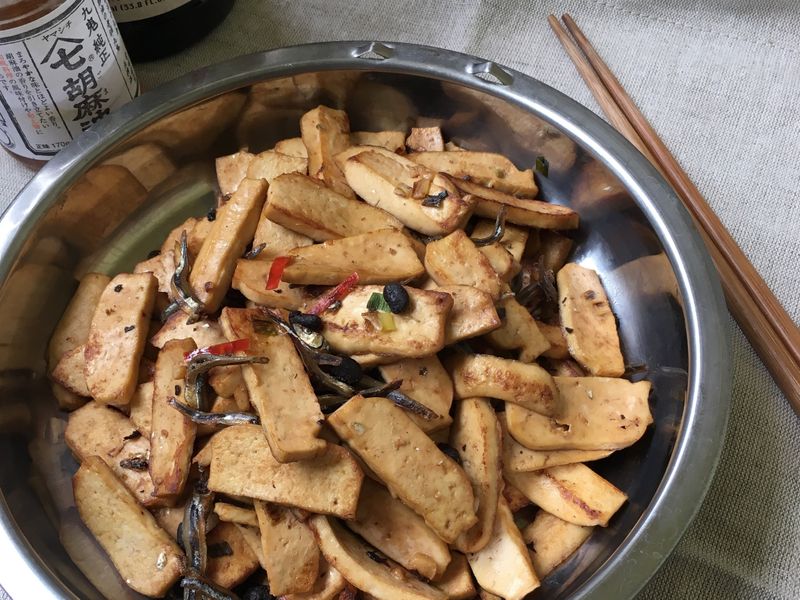 豆鼓小魚炒豆乾