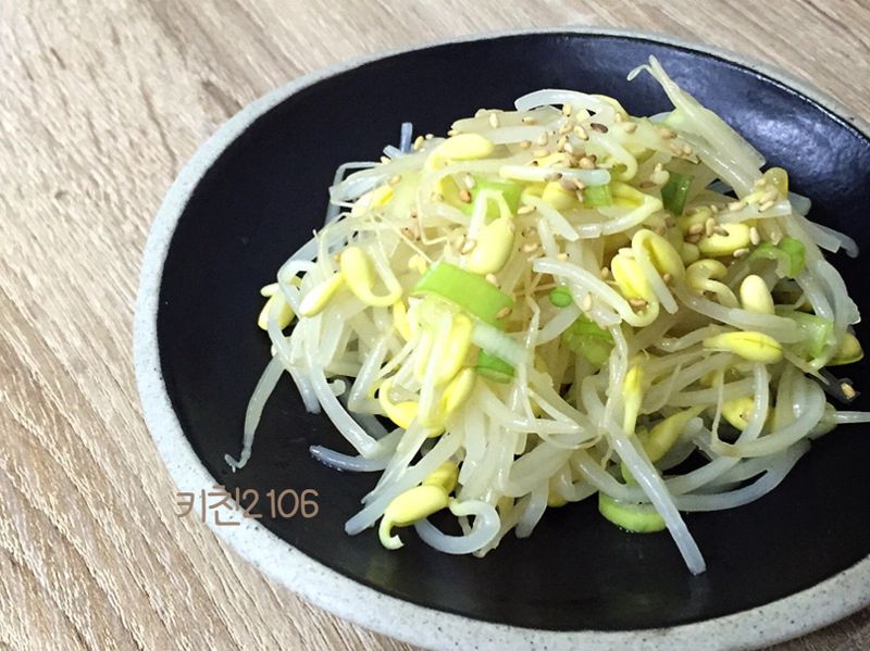 韓式涼拌黃豆芽—콩나물무침