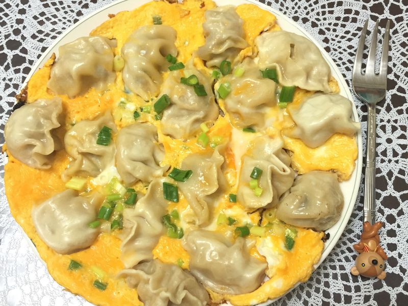 酥皮～蛋香煎餃
