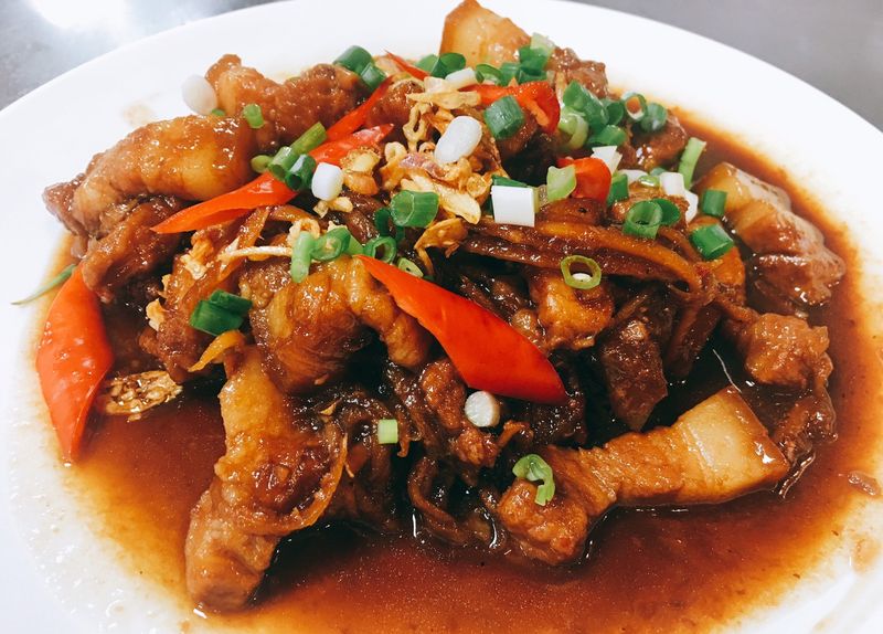 蔥燒肉