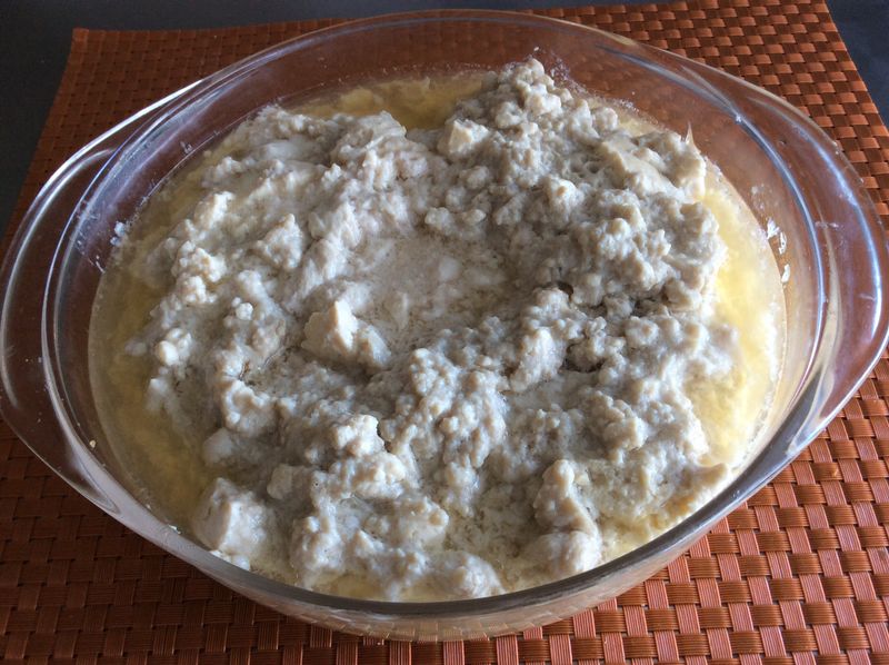 鹹蛋白豆腐蒸肉