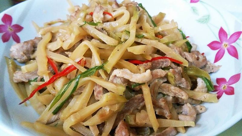 榨菜炒肉絲