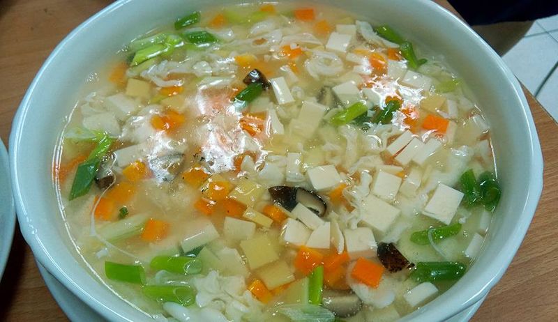三色豆腐羹