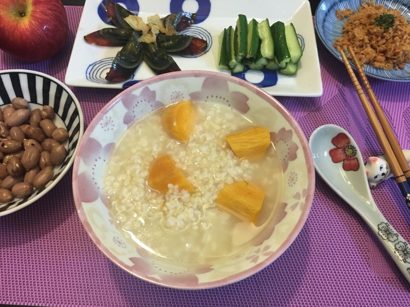 地瓜糙米粥