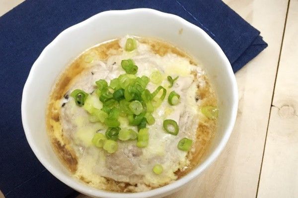 滑蛋香菇蒸肉