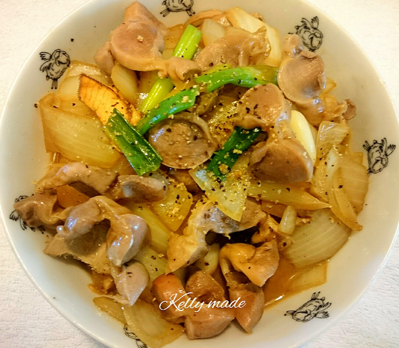 蒜炒雞胗~簡單下酒菜🍺