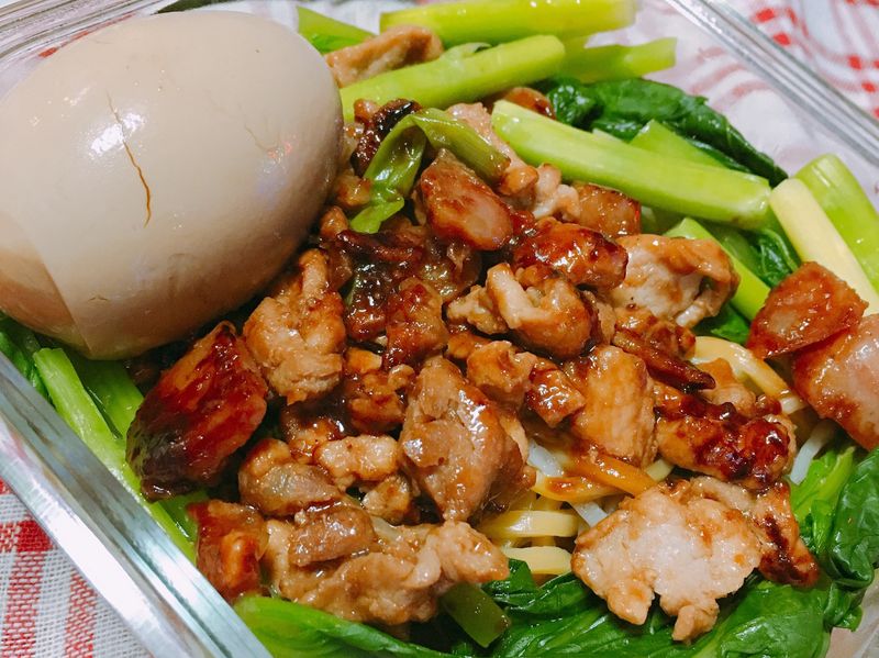 清冰箱料理🍜沙茶蔬菜麵