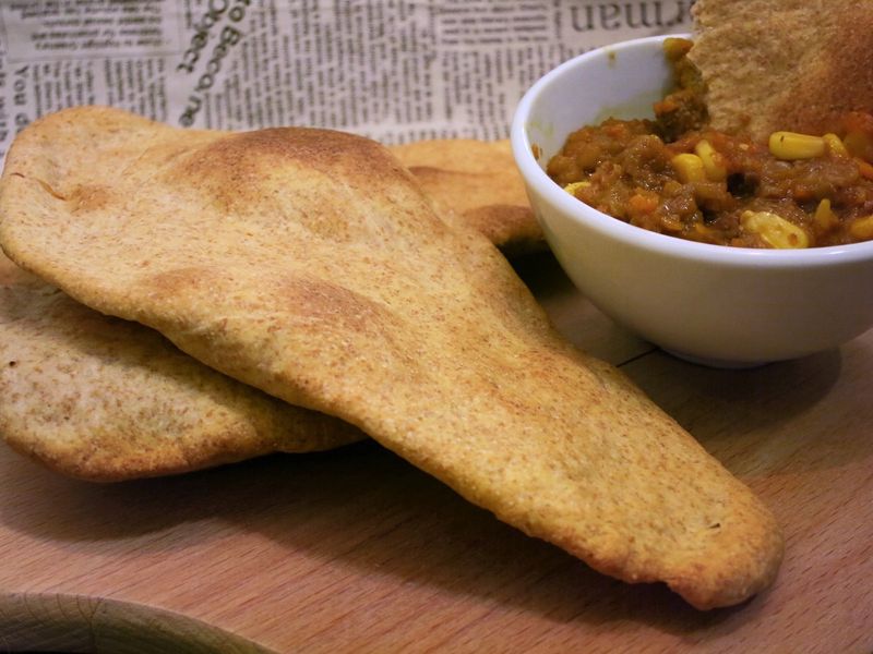 全麥印度烤餅(Naan bread)