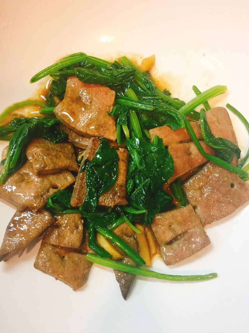 麻油炒豬肝