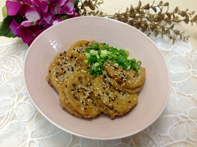 照燒蓮藕肉餅