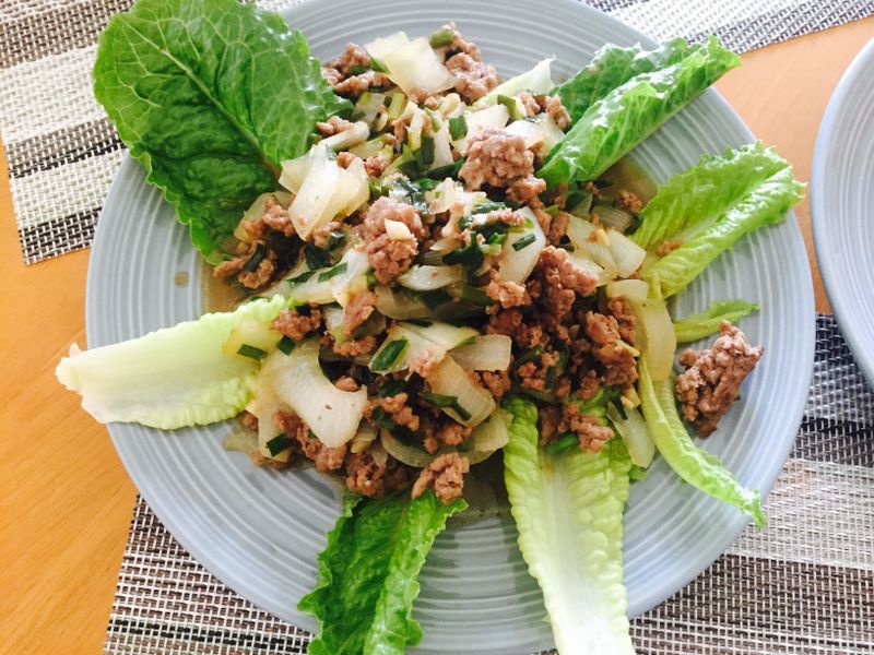 洋蔥韭菜炒肉