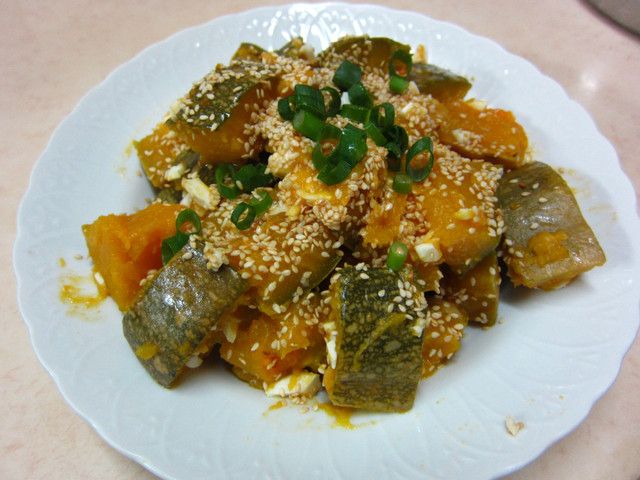 ♥我的手作料理♥ 鹹蛋南瓜