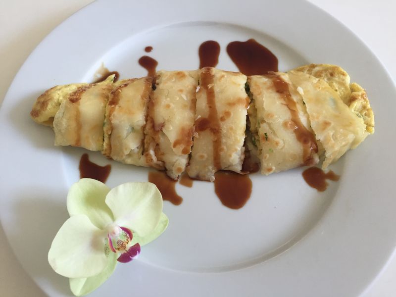 巷子裏的外酥內軟手作厚皮蛋餅
