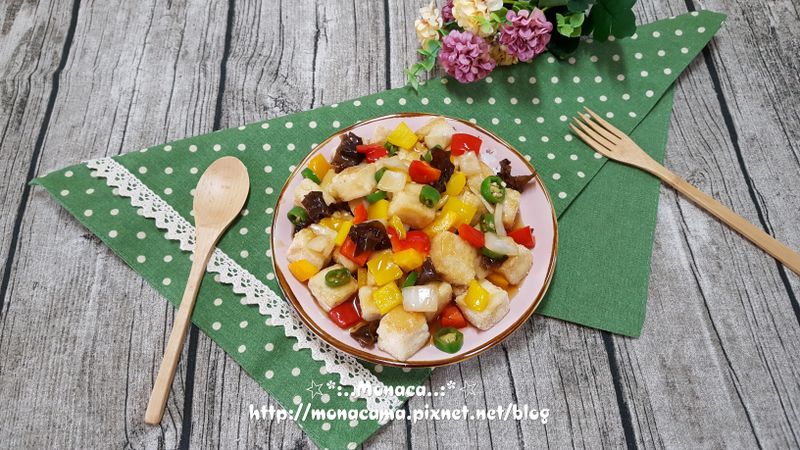 韓式糖醋豆腐두부탕수