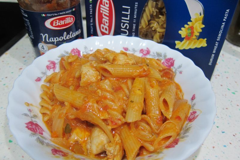 茄汁雞肉起司螺旋麵【完美絕配義式饗宴】