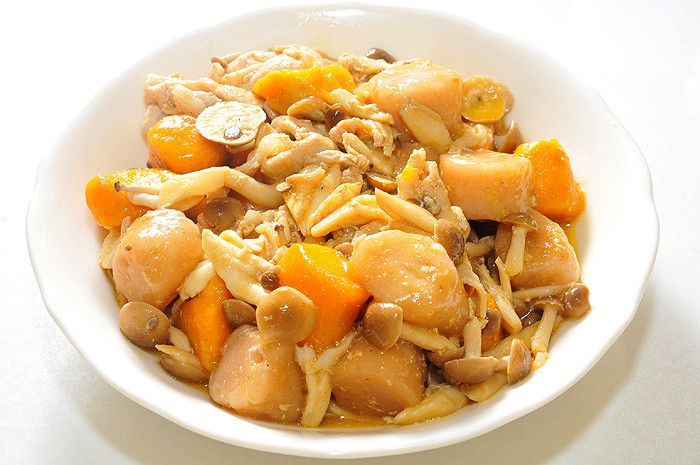 咖哩芋圓鮮菇肉片