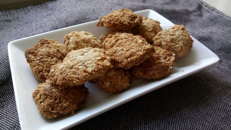 ❤低卡料理 ❤脆脆燕麥餅好吃好簡單