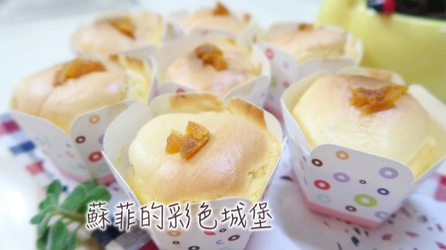 【 秋柿杯子蛋糕】低油低糖,無泡打粉配方