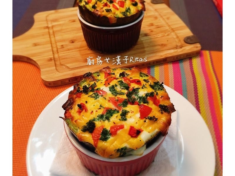 酪梨起司焗蛋