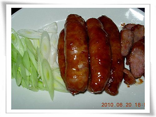 香腸無油新煮法~~