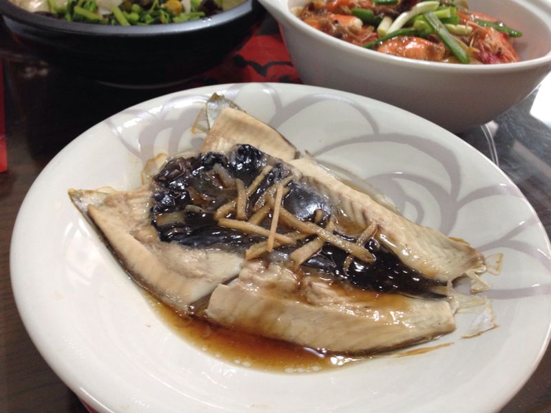 清蒸虱目魚肚