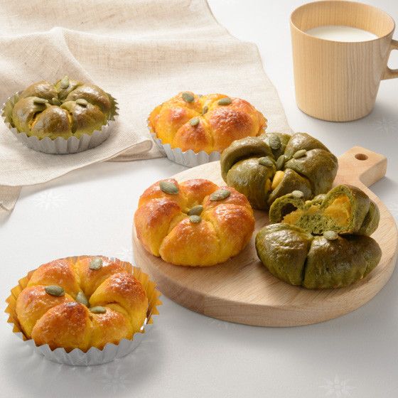 【Tomiz小食堂】南瓜菠菜豆沙包