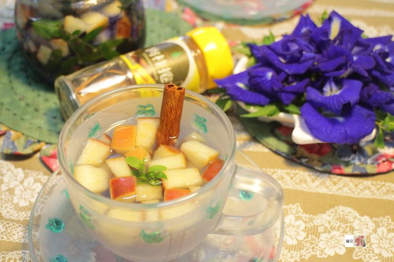蘋果花草茶