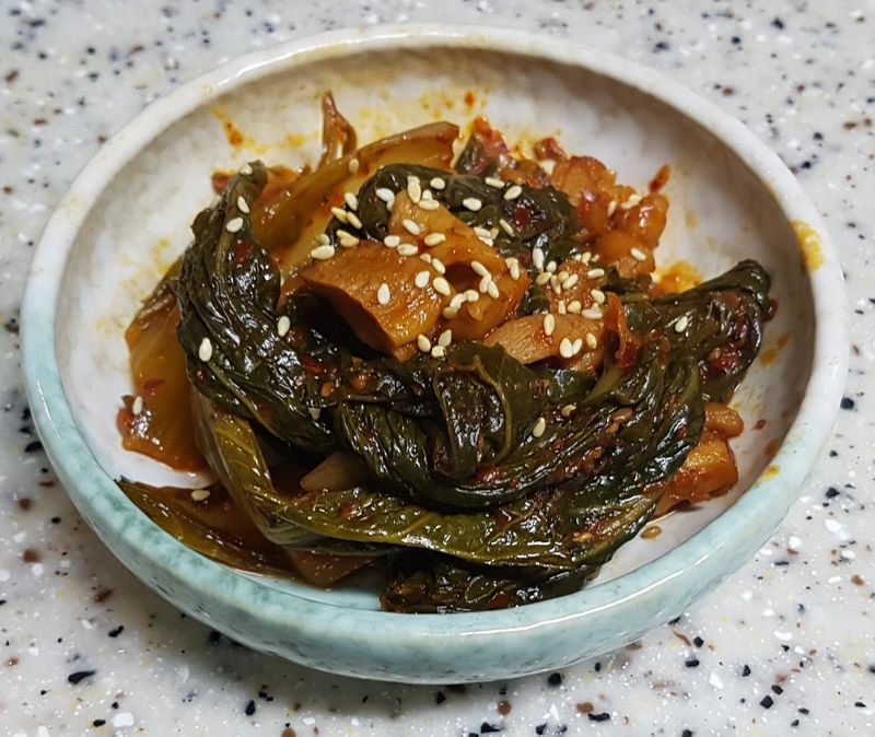 （韓式）蘿蔔乾炒泡菜　무말랭이김치볶음