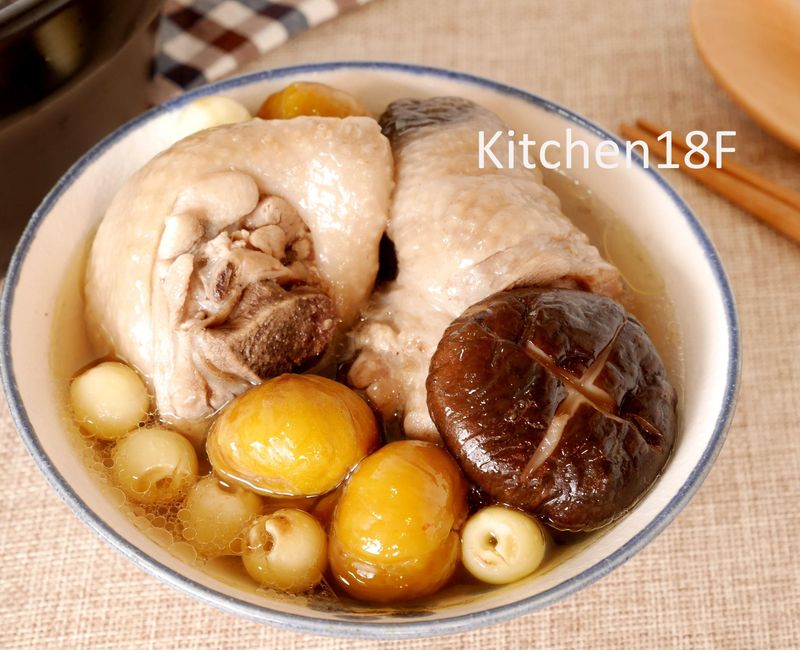 栗子雞湯_電鍋料理