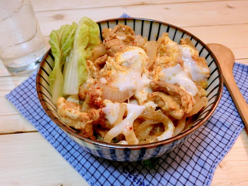 泡菜豬肉蓋飯