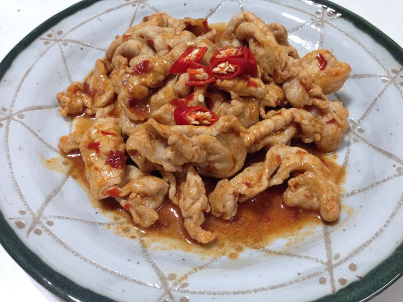 辣炒豆瓣豬