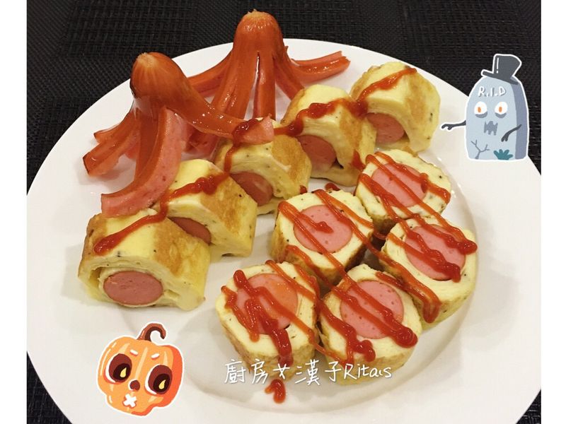 熱狗蛋捲