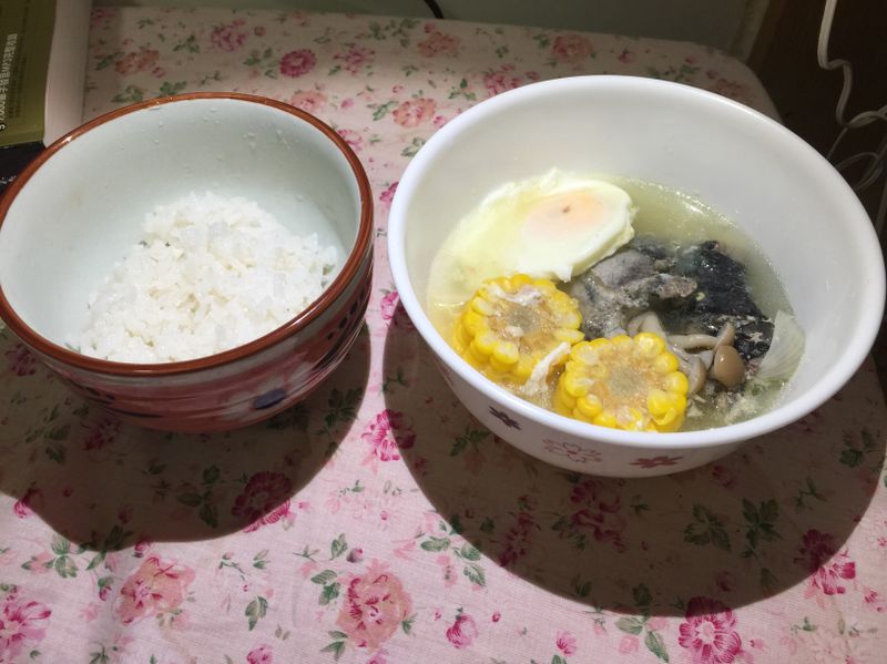 烏骨雞湯飯 #親子版#費太太的廚房